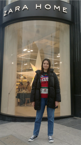 Vanessa Castiñeira Blanco, dependienta de Zara Home. Vanessa Castiñeira Blanco, dependienta de Zara Home.