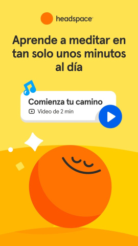 Pantallazo de Headscape, la aplicación diseñada para ayudar en la meditación. Pantallazo de Headscape, la aplicación diseñada para ayudar en la meditación.