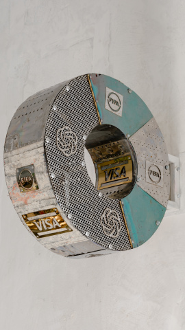 Obra de Simón Vega correspondiente a su exposición 'Tiempos cíclicos / Futuros pasados'.