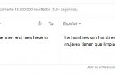 El machismo del traductor Google: considera que las mujeres "temen" mientras los hombres "son temidos"