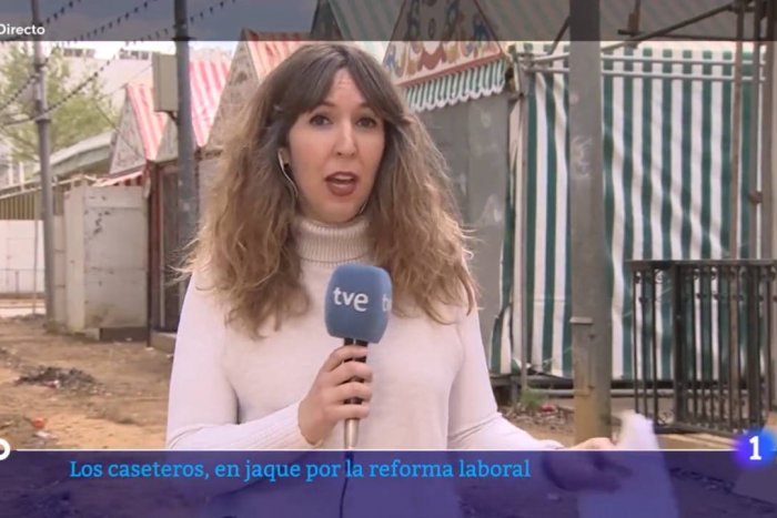 TVE se disculpa por vincular en el Telediario las protestas en la Feria de Abril con la reforma laboral