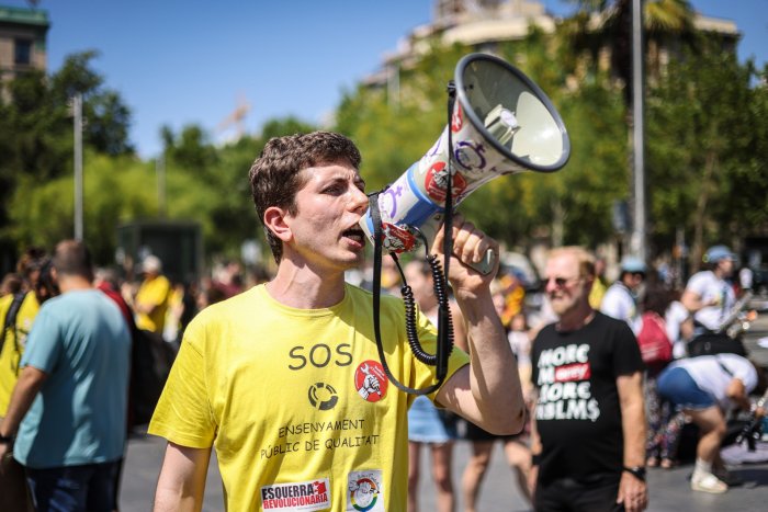 Els docents acaben nou jornades de vaga amb l'exigència de noves propostes que evitin més mobilitzacions al setembre