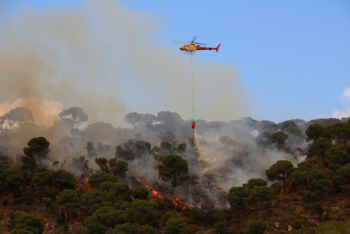 Estabilitzat l'incendi de Castell d'Aro, que ha afectat unes 70 hectàrees