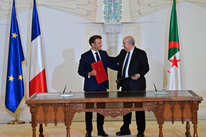 Francia y Argelia sellan un acercamiento "irreversible" en plena crisis energética europea