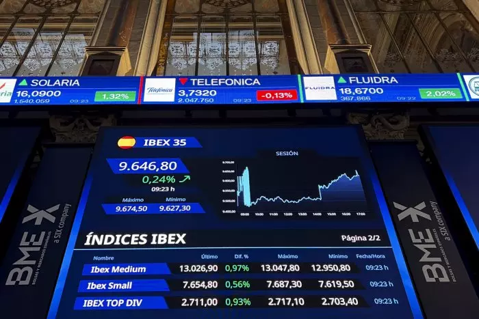 El Ibex alcanza su máximo desde febrero de 2020 y la prima de riesgo baja 100 puntos tras la investidura de Sánchez