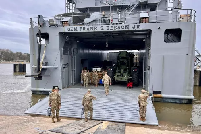 EEUU envía un barco a Gaza para construir un puerto de descarga de ayuda humanitaria