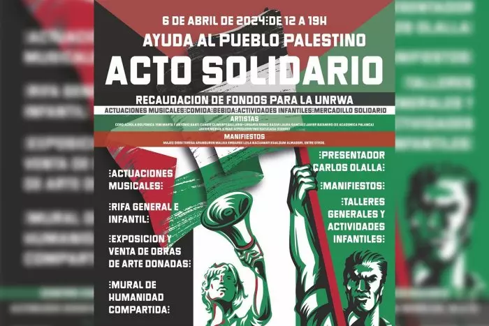 La "mancha roja" de Aravaca organiza un gran acto en apoyo al pueblo palestino