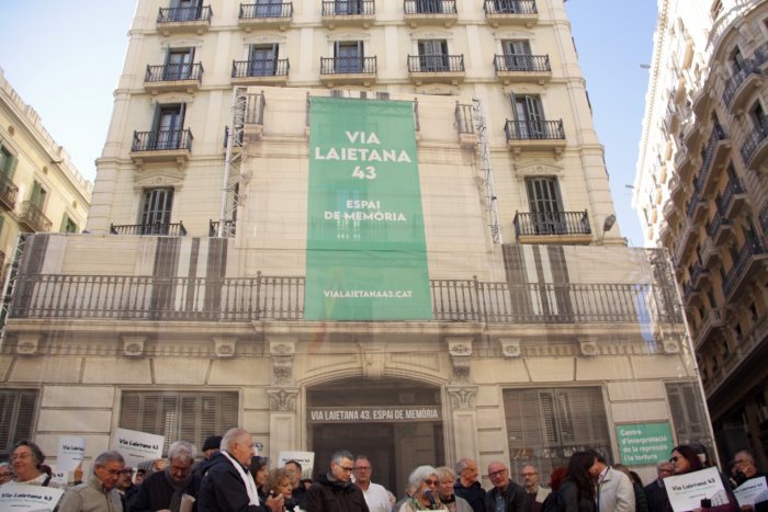 Una vintena d'entitats reclamen que la prefectura de la Via Laietana de Barcelona sigui "només un lloc de memòria"