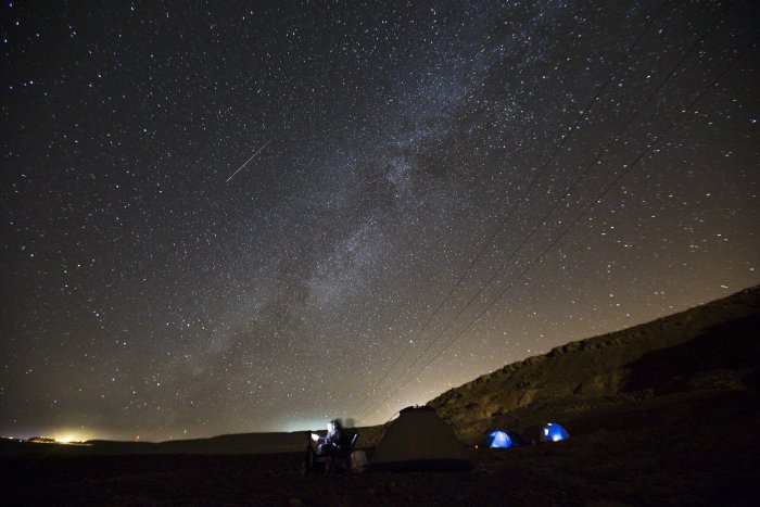 Las lluvias de estrellas no solo son para el verano