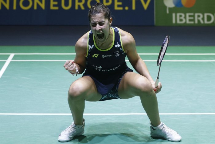 Carolina Marín gana en Madrid su sexto Europeo consecutivo de bádminton