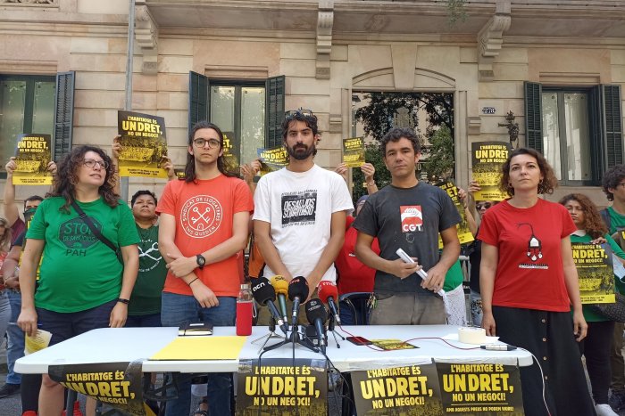 El movimiento por la vivienda reclamará bajar los precios de los alquileres en una protesta unitaria en Barcelona