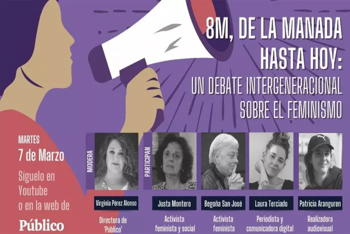 8M, de 'La Manada' hasta hoy: un debate intergeneracional sobre el feminismo