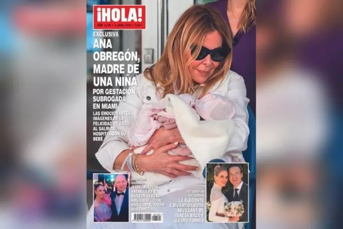 Ana Obregón compra un bebé a través de un vientre de alquiler a los 68 años en Miami