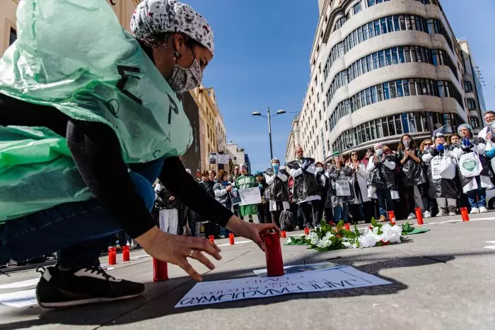 Los sindicatos reanudan las protestas y convocan tres días de huelga en toda la sanidad pública madrileña