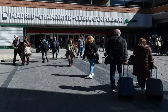 Normalizada la circulación en la estación de Chamartín de Madrid tras la avería