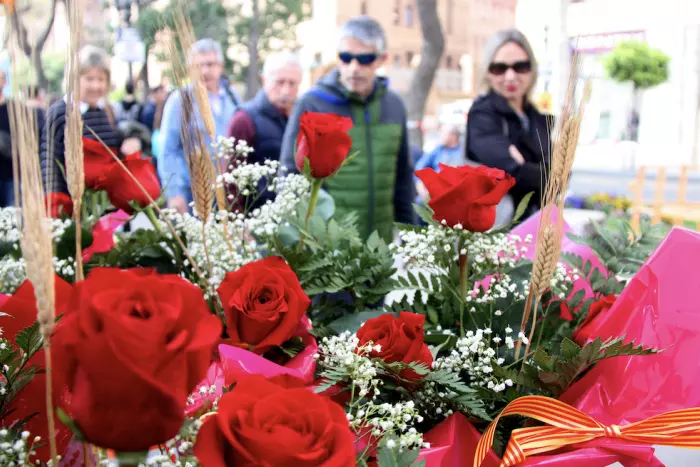 Els floristes preveuen vendre sis milions de roses per un Sant Jordi multitudinari