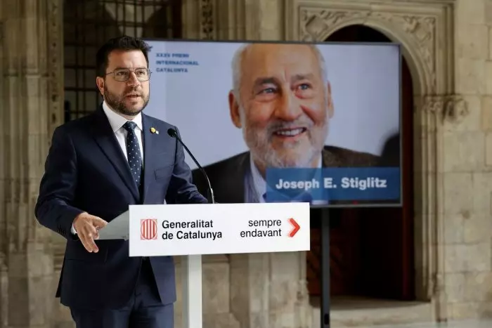 El Govern guardona l'economista nord-americà Joseph Stiglitz amb el Premi Internacional Catalunya