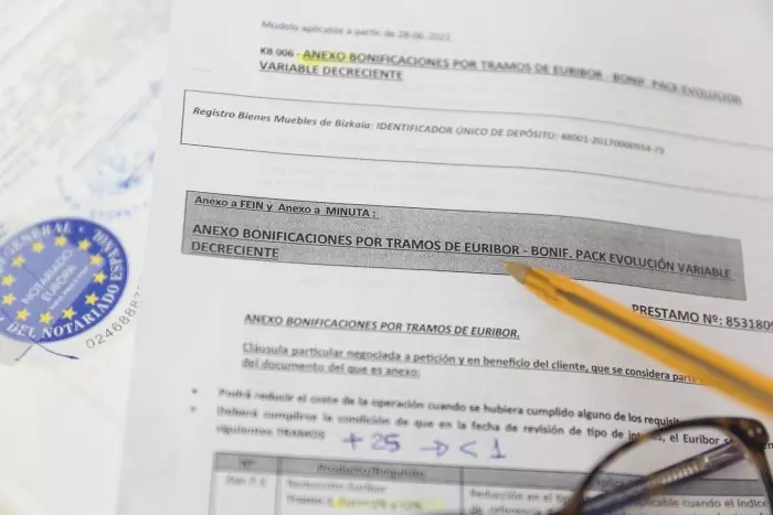 El euríbor cae por segunda vez en el año pero sigue por encima del 4%