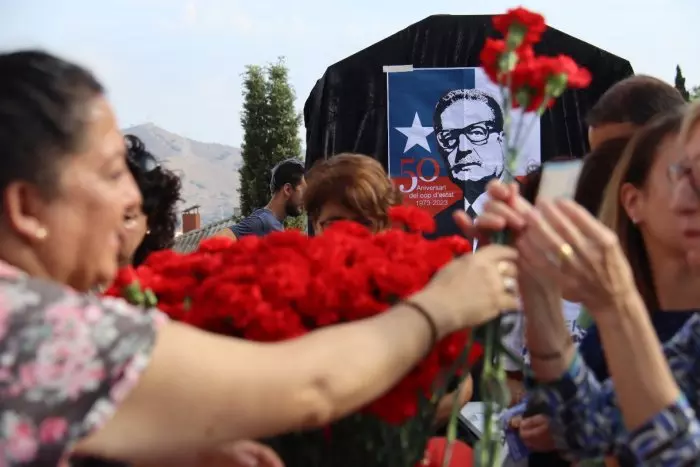 La comunitat xilena de Barcelona homenatja Allende i demana mantenir-ne la "memòria col·lectiva"