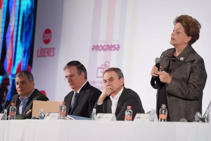 Zapatero, Evo Morales o Correa, entre otros líderes, se reúnen en el encuentro del Grupo Puebla en México