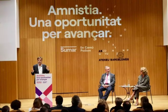 Sumar planteja una "amnistia per a la reconciliació" i no dubta del seu encaix constitucional