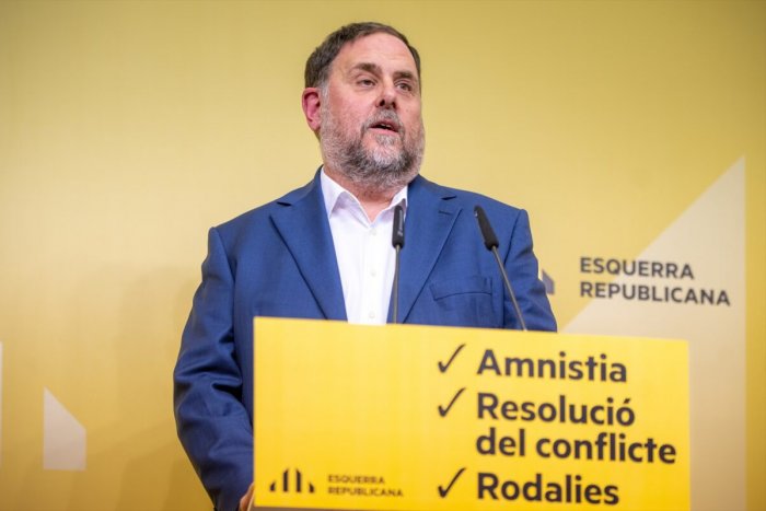 Junqueras posa en valor l'acord amb el PSOE per a la investidura: “Avui qui guanya és Catalunya”