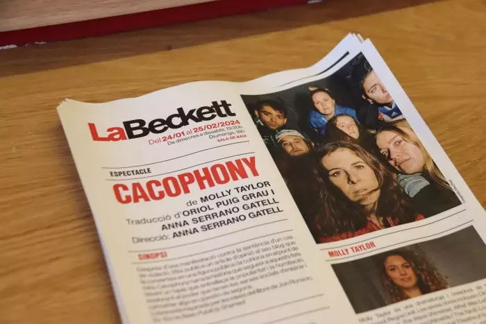 La Beckett respon l'atac de l'Espanyol a l'obra 'Cacophony': "Un atemptat contra la llibertat d'expressió i la dignitat del teatre"