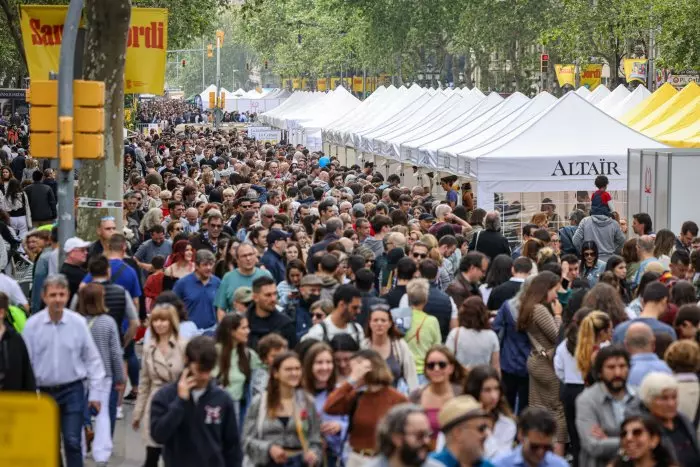 Així afectarà la mobilitat del centre de Barcelona la celebració de Sant Jordi