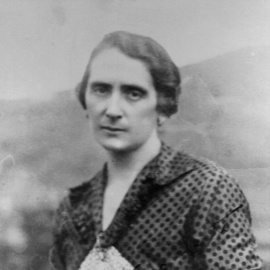 Dolores Ibárruri, Pasionaria, en 1931, antes de su partida a Madrid.