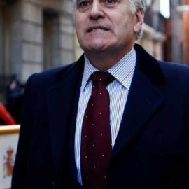 El extesorero del PP Luis Bárcenas, dirigiéndose a la Audiencia Nacional - Europa Press