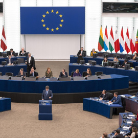 Imagen de archivo del Parlamento Europeo durante una sesión plenaria.