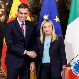 Pedro Sánchez y Giorgia Meloni, en una foto de archivo.