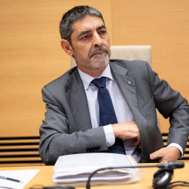 El director general de la Policia i Major dels Mossos, Josep Lluís trapero, a la comissió d'investigació del 17-A