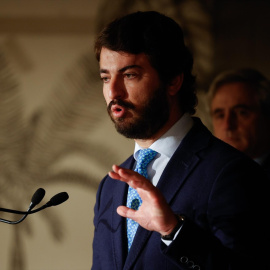 Juan García-Gallardo, durante una rueda de prensa, a 12 de junio de 2024.