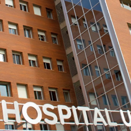 Fachada del Hospital Universitario de Vic, donde han ingresado a la víctima,