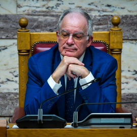 Foto de archivo del presidente del Parlamento griego y elegido nuevo presidente de Grecia, Konstantinos Tasoulas.
