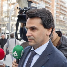 El novio de la presidenta madrileña Isabel Díaz Ayuso, Alberto González Amador, presta declaración, a 24 de febrero de 2025.