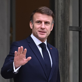 Foto de archivo de Emmanuel Macron.