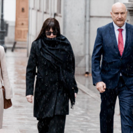 La expareja de Ábalos, Jéssica Rodríguez, a su llegada al Tribunal Supremo, a 27 de febrero de 2025, en Madrid.