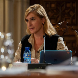 (Foto de ARCHIVO)La consellera de Justicia e Interior de la Generalitat valenciana, Salomé Pradas, durante el pleno extraordinario del Consell de la Generalitat, a 12 de noviembre de 2024, en Valencia, Comunidad Valenciana (España). Mazón ha convocado un nuevo pleno extraordinario del Consell para abordar las nuevas medidas de la Generalitat para ayudar a los afectados por la DANA.Jorge Gil / Europa Press12/11/2024