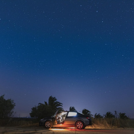 Imagen de archivo de las lluvias de estrellas fugaces conocidas como las perseidas en Gerena, Sevilla, a 14 de agosto del 2020.María José López / Europa Press14/8/2020