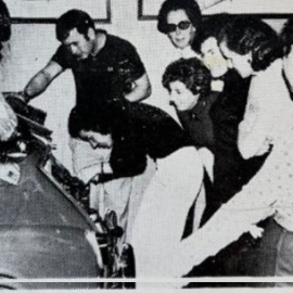 magen extraída del programa del curso de Mecánica del Automóvil paramujeres impartido por la Sección Femenina en 1972 en Santander