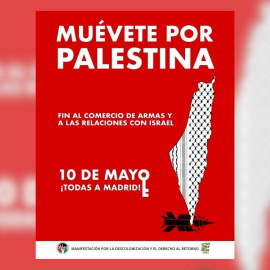 Imagen del cartel para la movilización del 10 de mayo de 2025 en Madrid.