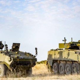 El vehículo blindado 8x8 'Dragón' fabricado por TESS Defence.