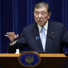 Foto de archivo del primer ministro japonés Shigeru Ishiba.