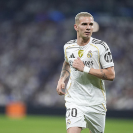 El futbolista del Real Madrid, Franco Mastantuono.