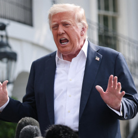 Donald Trump en Washington.