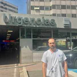 Guillén del Barrio, enfermero de Urgencias en el Hospital Universitario La Paz.