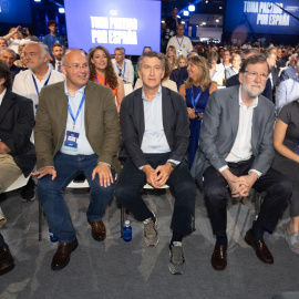 Miembros y ex-miembros del PP  durante la segunda jornada del XXI Congreso Nacional del Partido Popular. Imagen de archivo.