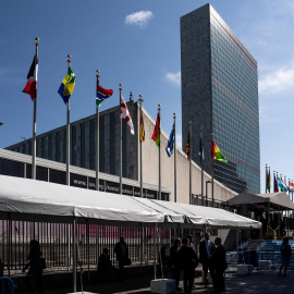 Vista del edificio de la sede Naciones Unidas en Nueva York.